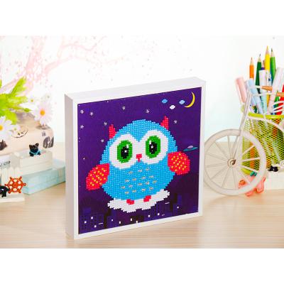 China Wholesale 5D Diamond Painting Partial Bright Drills Diamond Painting Partial Drilled Cartoon Animal Designs With Sight For Kids for sale