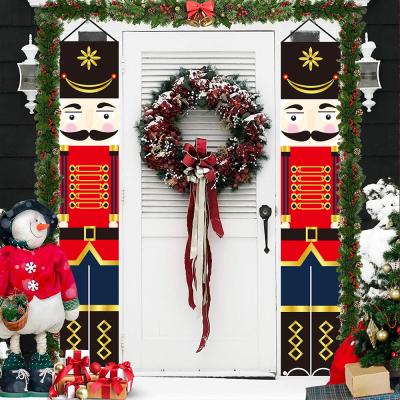 China Eco Friendly 2021 New Product Ideas Christmas Banner Christmas Decoration Supplies For Home Decor for sale