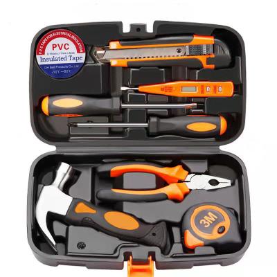 China Wholesale Portable Small Measuring 9pcs Household Repairing DIY Tools Tool Kit for sale