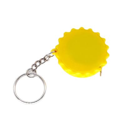 China Wholesale Yellow Plastic Tailor Tape Soft Ruler Blade Chain Head Measure for sale