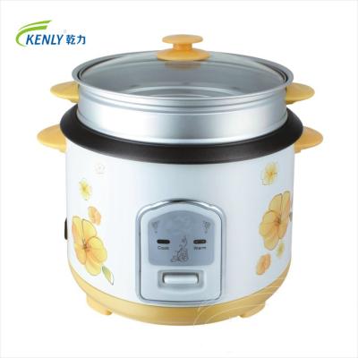 China White and Pink with National Luxurious National Rice Cooker Spare Parts Soup Flower Design Electric Rice Cooker for sale