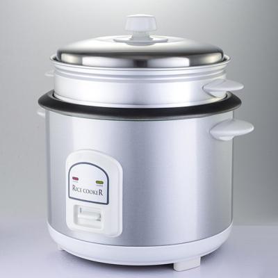 China Cylinder Rice Cooker With Silver Steam Peak Rice Cooker Stainless Steel Cylinder 1.8L Multi Purpose Rice Cooker for sale