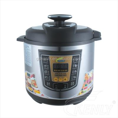 China Gray Stainless Steel With Digital Display Panel New CE Stainless Steel Inner Pot Digital Pressure Electric Rice Cooker for sale