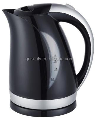 China 360 Black Rotation stainsteel degree base 1.7L Electric Water Kettle for sale