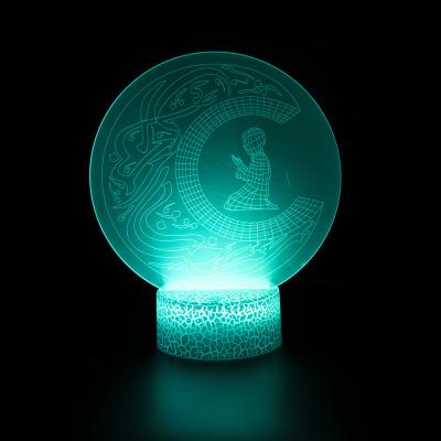 China Hot Fashional 3d Night Light Kids Small Bedroom Led Lighting Panel Gift Touch Night Light Acrylic Table Lamp for sale