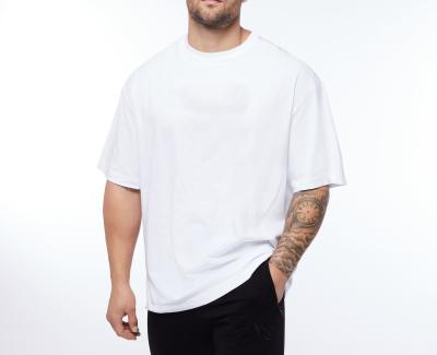 China Cheap Viable Mens 100% Cotton Tee Plain Fitness Muscle Gym Bodybuilding T-shirts Oversized Plus Size T Shirt for sale