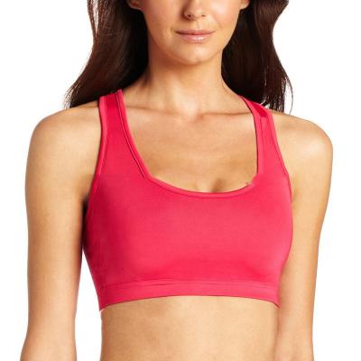 China Breathable slim fit running back design custom women's short sports mesh bra top singlets beach fitness yoga top sports wear for sale