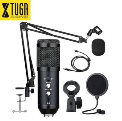 China Wholesale Cheap USB Microphone China Factory Condenser Recording USB PC Microphone MIC USB With Tripod Stand for sale