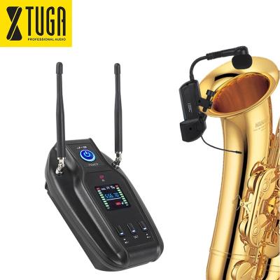 China Wireless Gooseneck Microphone Manufacturer True Diversity UHF Saxophone Microphone Instrument for sale