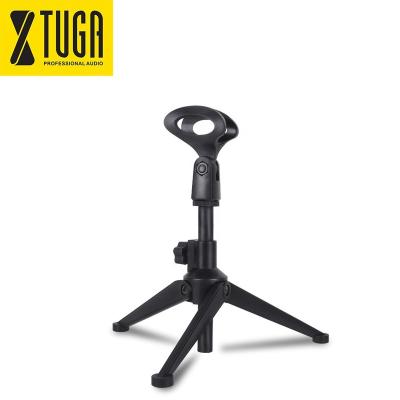 China 180Â ° Lightweight Adjustable and Portable Mic Stand Microphone Table Tripod Desktop Stand for sale