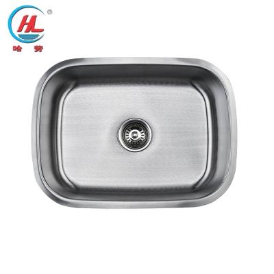 China Without Faucet Non Sticky Oil Wash Kitchen Sink Safe Single Bowl Stainless Steel Sink for sale