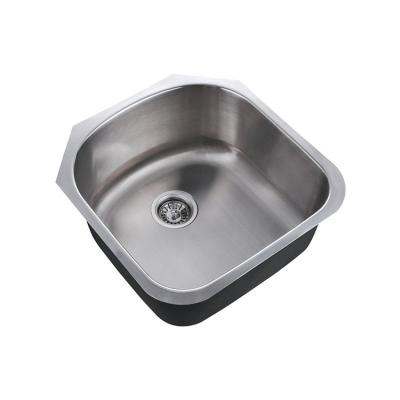 China Without Faucet Low Price Wholesale 201 Single Bowl Stainless Material Kitchen Steel Sink for sale