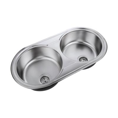 China Without Faucet Trade Assurance Indoor Kitchen Stainless Steel Sink RV Single Bowl Kitchen Sink for sale