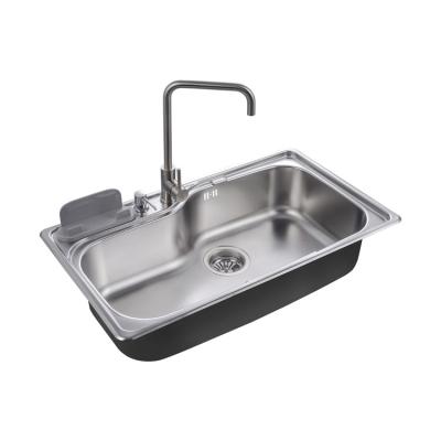 China Good Quality Customized Without Faucet Pearl Finishing Stainless Steel Kitchen Sinks for sale