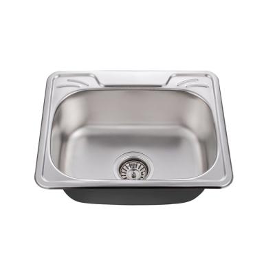 China With Faucet High Demand Products Stainless Steel Kitchen Sinks Small Size Single Bowl Kitchen Sinks for sale