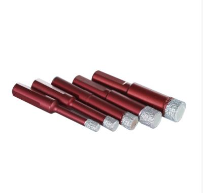 China Marble Concrete Ceramic Drill Bit Customized Triangular Shank Diamond Core Drill Bits Granite Porcelain Ceramic Tile Dry Drill Bits Metal Rock Hole Saw for sale