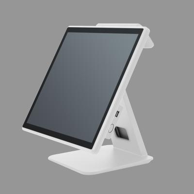 China Hot Selling 17 Inch Touch POS System Terminal Touch Screen White All In One Capacitive Touch Screen PC With Win7/8/10/Linux for sale