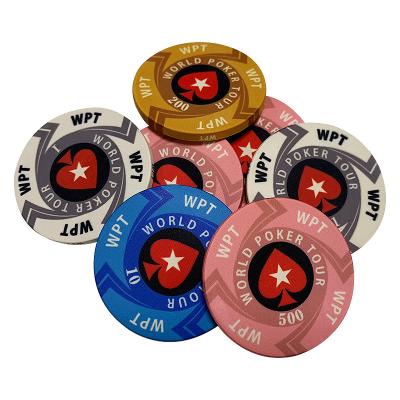 China Ceramic 2022 Factory Wholesale 10g Casino Professional Venerati Custom Ceramic Poker Chips for sale