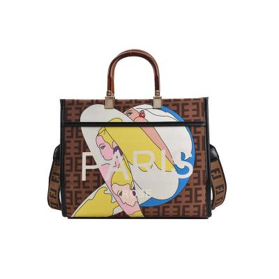 China Portable Hot Selling Unique Design Female Famous Brand Messenger Bag Various Style Large Shoulder Bag Designer Luxury Women Tote Bag for sale