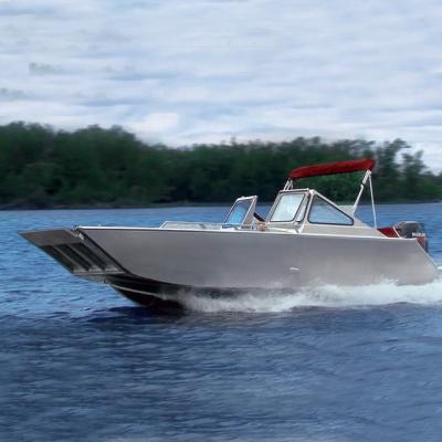 China Landingcraft Passenger Boat Kindle 21ft Work Boat With Ride By Windscream For Sale for sale