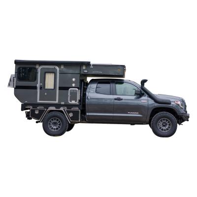 China Camping Travel Trailer Slide Truck Crate Best Camper For Sale for sale