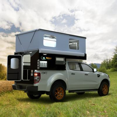 China Travel Off Road Trailer Pop Up Adventurer Truck Camper Trailer With Bathrooms for sale