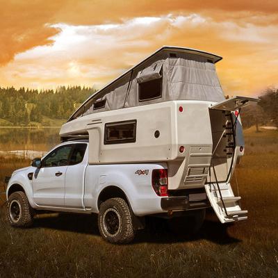 China All Terrain Travel Trailer ECOCAMPOR Truck Camper Adventure Camping Trailer With Toilet for sale