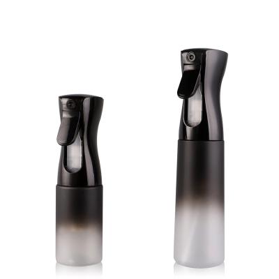 China Plastic Continuous Lacquer 200ml 300ml Black Spray Bottle for sale