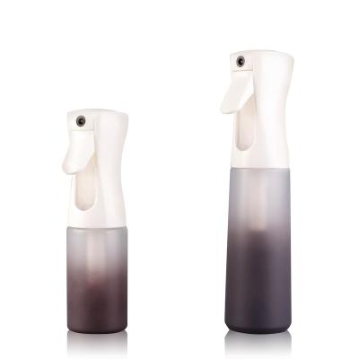 China Gray Plastic Continuous Hairspray 200ml 300ml Spray Bottle For Salon for sale