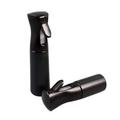 China Black Plastic Fine Mist Sprayer Plastic Continuous Hair Cutting Hair Cutting Spray Bottle for sale