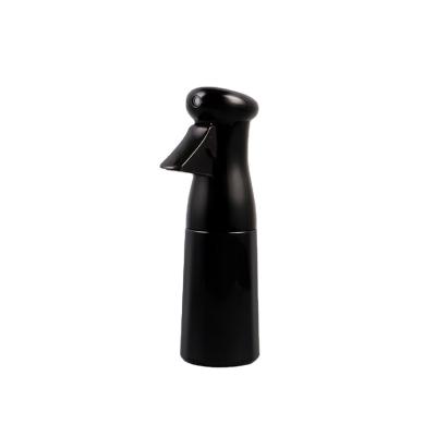 China Refillable Black 200ml Plastic Fine Mist Sprayer Continuous Spray Bottle for sale