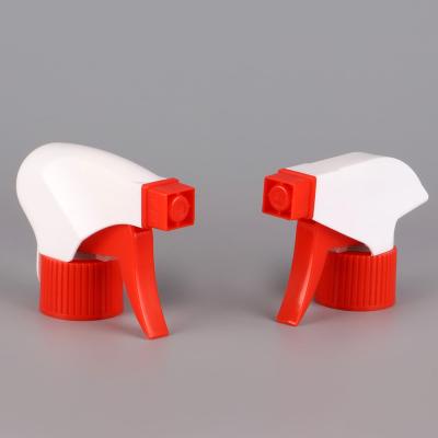 China Garden Red and White Clean New Design Plastic Trigger Home Trigger Sprayer For Bottle 28/415 28/410 28/400 for sale