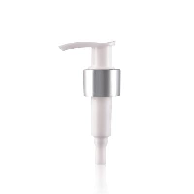 China Non Spill Plastic Liquid Lotion Pump Dispenser Twist Lock Aluminum Hand Closure 24/410 for sale