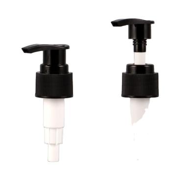 China Non Spill Black 24410 Lotion Pump For Cosmetic Bottle for sale