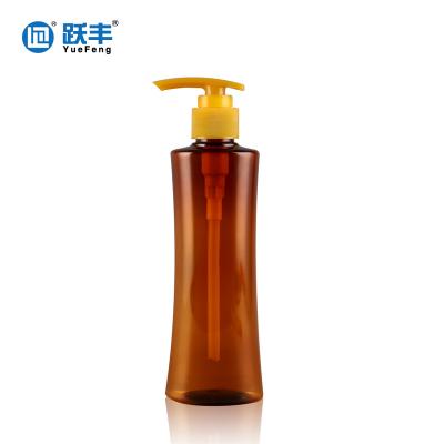 China Non puddle 200ml Amber Plastic Bottle wholesale for cosmetics for sale