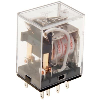 China 2P 240V 5A 8 PIN PROTECTIVE FLAT RELAY for sale