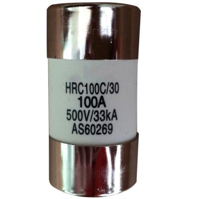 China 100A HRC FUSE CARTRIDGE FUSE High Voltage LINK for sale