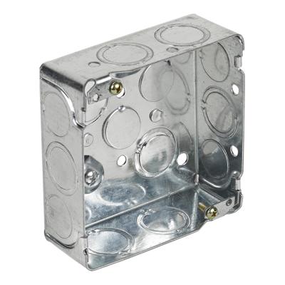 China High Quality Galvanized Square Steel Box Metal Box 103X103X38MM for sale