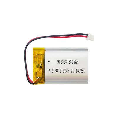 China Bluetooth Speakers 3.7V 500mAh Polymer Lithium Battery For Speaker Earphone for sale