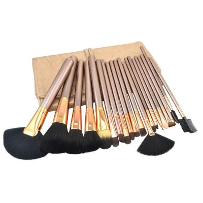 China Angular Blush Professional 20pcs Beauty Tools Make Up Brush Custom Natural Hair Makeup Brush Set for sale