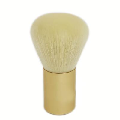 China Blush brush matte gold kabuki low blush brush gold kabuki brush single popular travel for sale