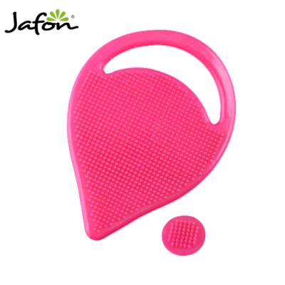 China Portable Brush Pink Silicone Wash Nose Face Cleansing Brush Blackhead Cleansing Protection Brush for sale