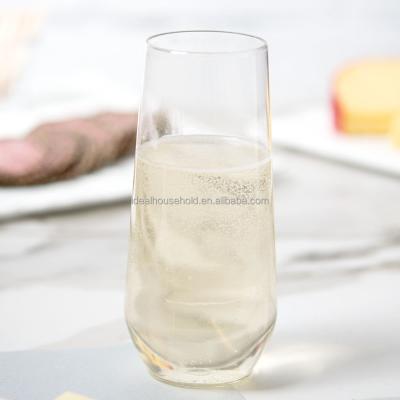 China EAMASY PART 9oz Disposable. Clear Plastic Disposable Stemless Flute for sale