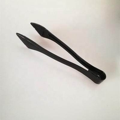 China EaMaSy Sustainable Party Plastic Disposable Food Service Tongs Salad Tongs Bread Tongs for sale