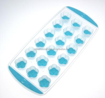 China Sustainable Flower Shape Ice Maker Ice Cube Tray for sale