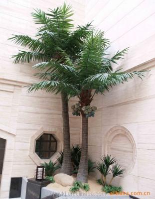 China High Waterproof China Factory Imitation Coconut Tree Artificial Tree for sale