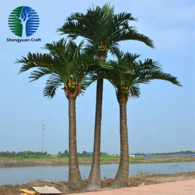 China High Waterproof China Factory Fake Imitative Coconut Tree Artificial Tree for sale