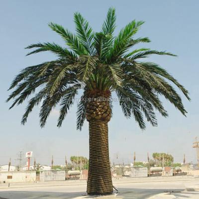 China Real-Looking Real-Looking Metal Waterproof Artificial Outdoor Large Date Palm Trees For Outdoor Or Indoor Decoration for sale