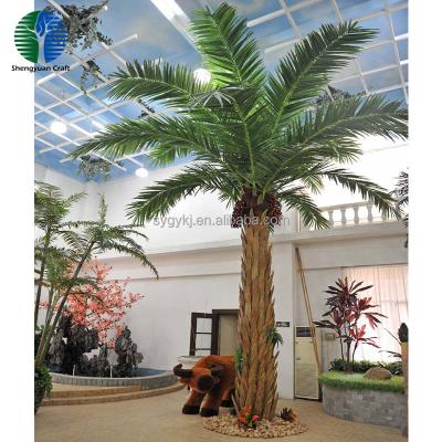 China High Simulation Phoenix Sylvestris Waterproof Artificial Tree Silver Palm Tree Outdoor for sale