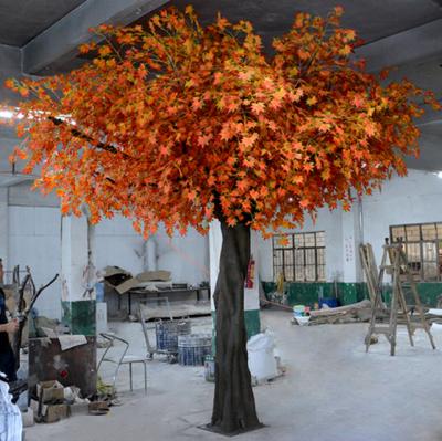 China Decoration high simulation Japanese maple tree artificial red maple tree for sale for sale